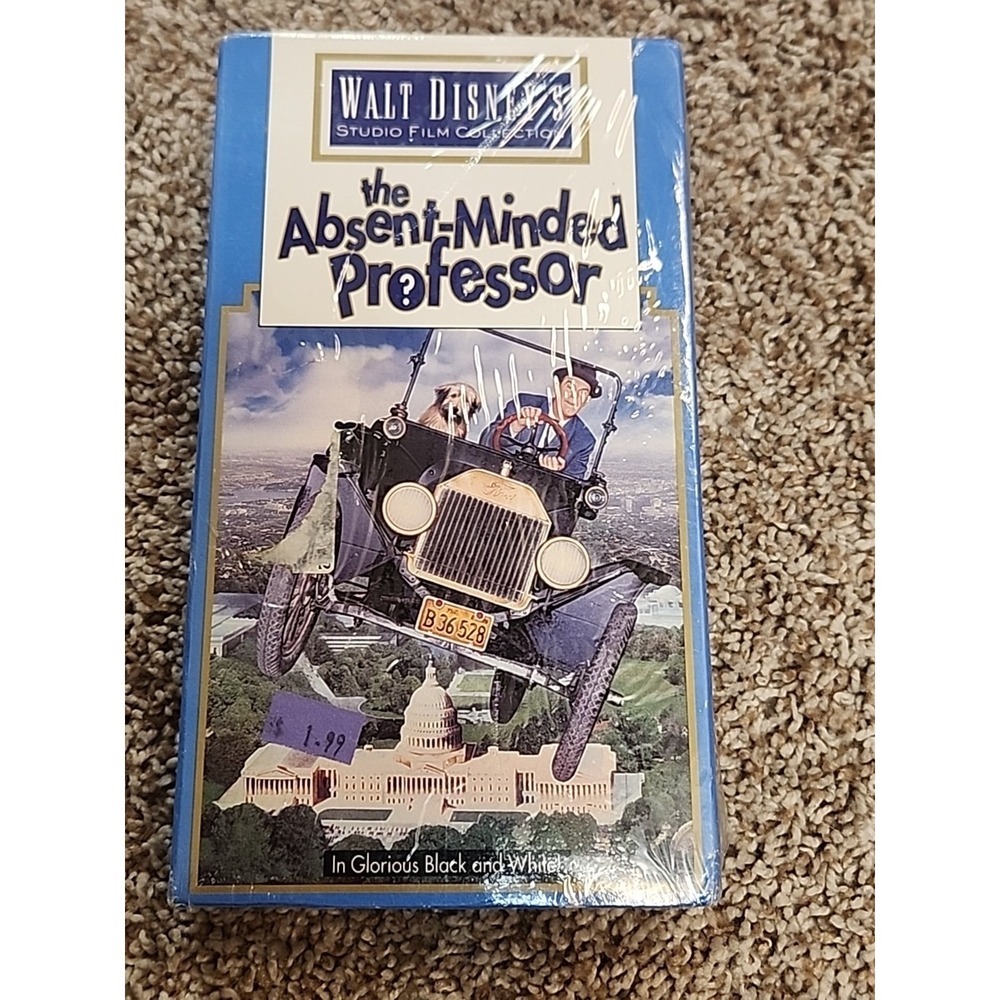 The Absent-Minded Professor (VHS, 1993) Sealed